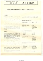 Tesla ARS-821-manual 